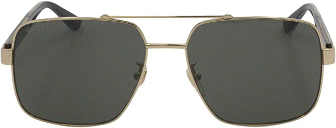 Gucci Mens Sunglasses Gucci GG 0528 Gold/Grey Aviator Sunglasses