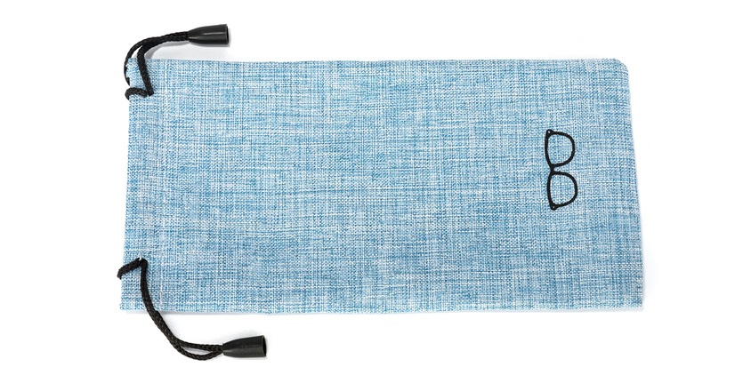 Linen Eyeglasses Bag_Blue(100 Cases)