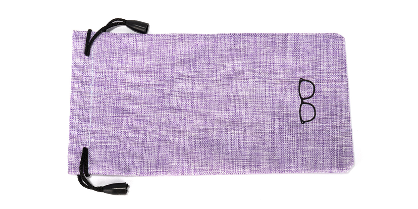 Linen Eyeglasses Bag_Purple(100 Cases)